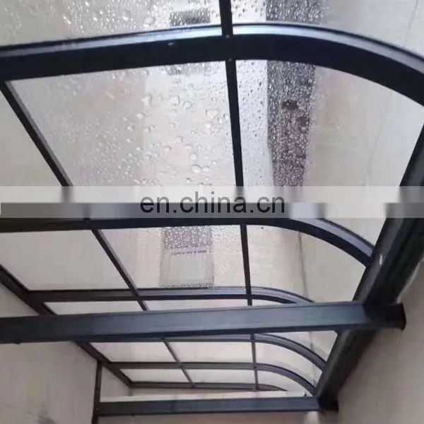 Factory Wholesale Processing Custom Size Pc Endurance Board Canopy Carport Polycarbonate Transparent Balcony Sun Visor photo-4