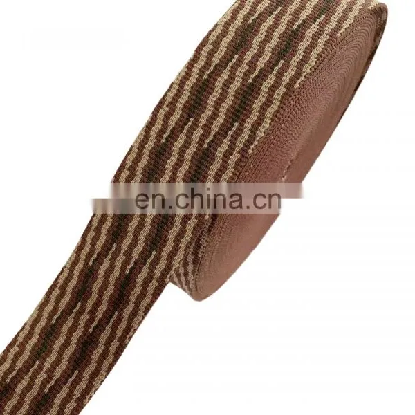 Factory Custom 30mm 40mm 50mm Friendly Jacquard Woven Polypropylene Webbing Ribbon For Bags Luggage Garment Backpack photo-3