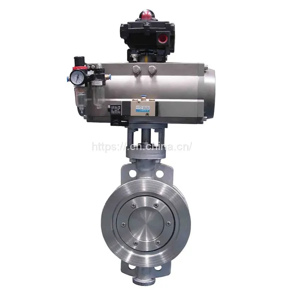 Pneumatic Stainless Steel Butterfly Valve