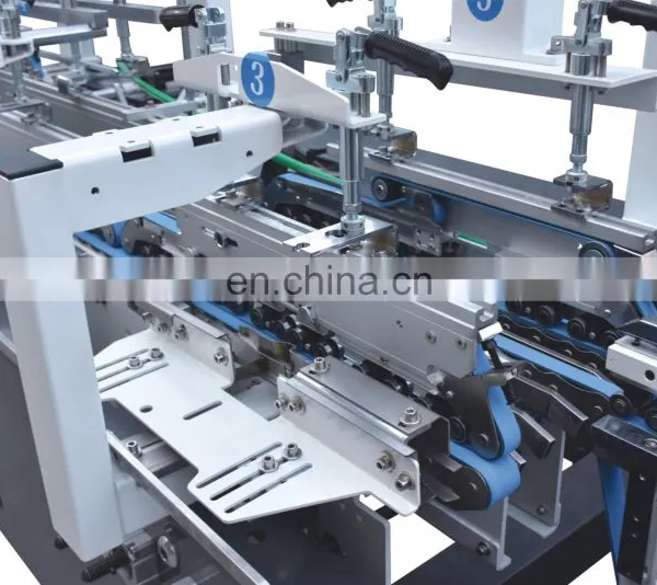 XS-850 Automatic Lock Crash Bottom 4 6 Corner Folder Gluer Machine photo-3