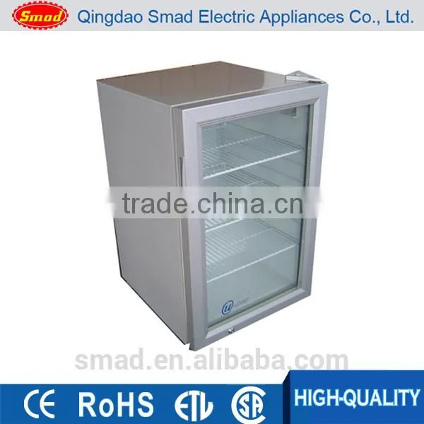 Mini Fridge Glass Door Refrigerator Cold Showcase Display Refrigerators photo-6