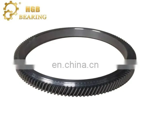 HGB customized steel ring gear custom ring and pinion gears rotating gear ring