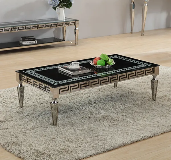 Luxury Modern Event Furniture Stainless Steel Wedding Tables with Rectangular for Hotels