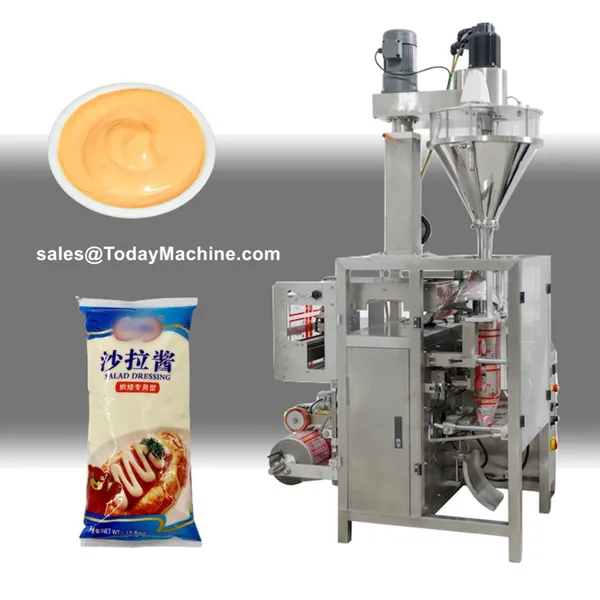 Collar Type Food Pouch Vertical Automatic Candy Coffee Nuts Sachet Sealing Packing Machine photo-4