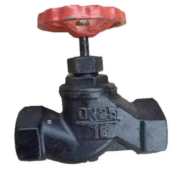 GOST Screw Globe Valve PN10/16 Cast Iron CI Water Tap 20mm GOST Cast Iron Water Tap One Way Globe Valve Female Thread photo-6