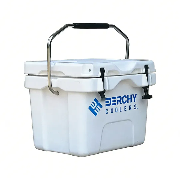 Small Cooler 25L Rotomolded Hard Ice Chest Insulated Cooler for Beach, Camping, Travel & Fishing photo-3