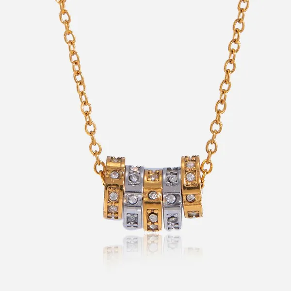 Scratch Resistant Stainless Steel Necklace With Titanium Nitride Barrier Layer photo-2