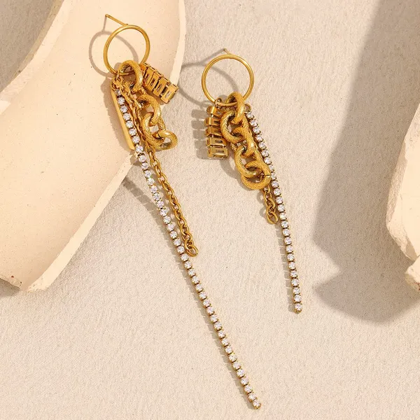 Fashion Jewelry Stainless Steel Earrings for Boutiques Retail Ready Packaging Custom Logo Direct Wholesale photo-5