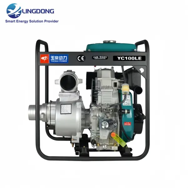Yuchai Agricultura Diesel Self-Priming Water Pump Irrigation Diameter 4 Inch 100mm Max Lift 31m YC100BE for Large Irrigation