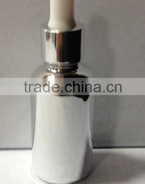 30ml Electroplated UV Glass Essential Oil Bottle With Dropper