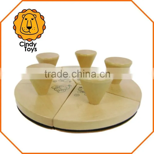 Wooden Mandala Stamps Funny Lnsects 5 Pcs for Kids photo-2