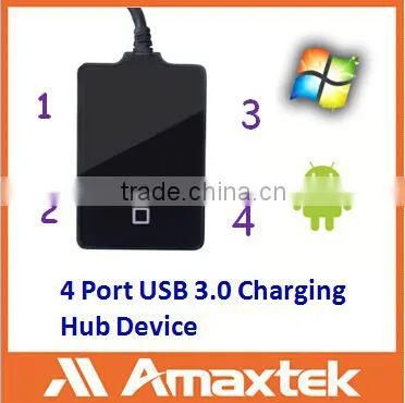 Top Selling Products 2015 High Speed 4-Port USB 3.0 Charging Hub Device photo-2