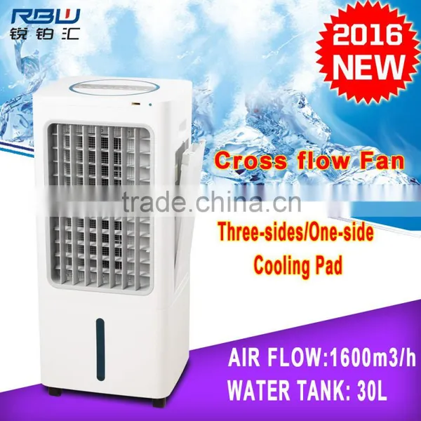 New Cross Flow Fan Rechargeable Low Power Consumption Evaporative Air Cooler With Multifunction photo-3