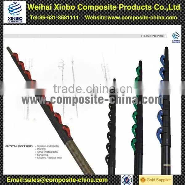 Excellent Corrosion Telescopic Pole With Horizontal Clamps for Locking System photo-3