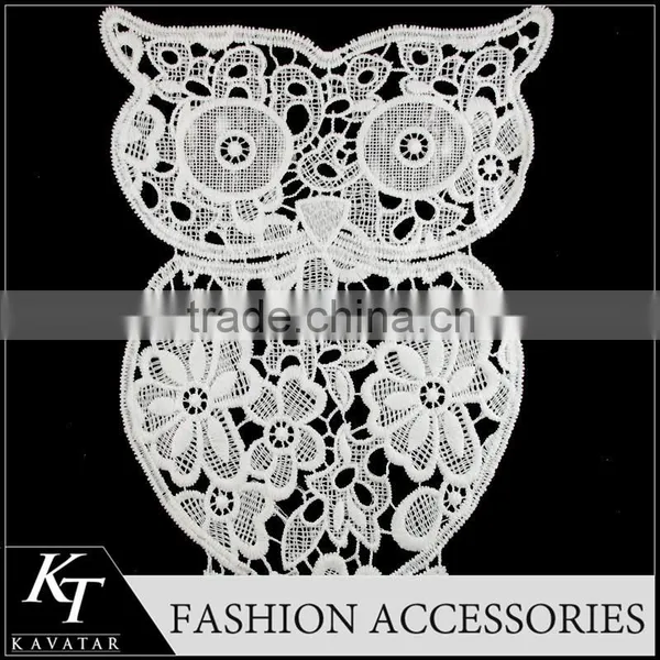 High Qulity 100% Cotton Lace Applique Wedding Dress Accessories