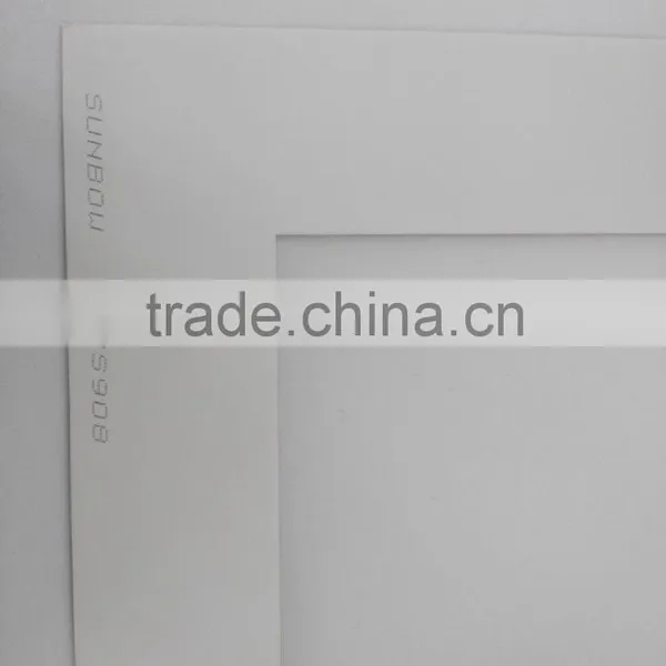 Samples of 9.5*9.5" Acid-Free Bark Cherry Color Matboard of SUEDE SERIES photo-2