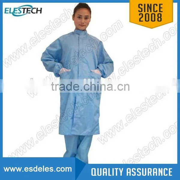 100 Class Antistatic Cleanroom Factory Coverall SR-W3001 photo-3