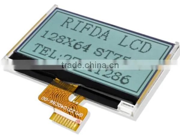 Programmable Positive LCD module display with Yellow LED backlight