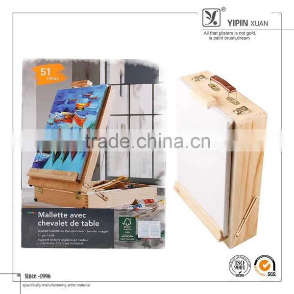 High Quality Wooden Box Art Set