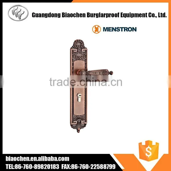2016 New Design Zinc Pull Door Handle With Plate , Door Lock,Knob Lock