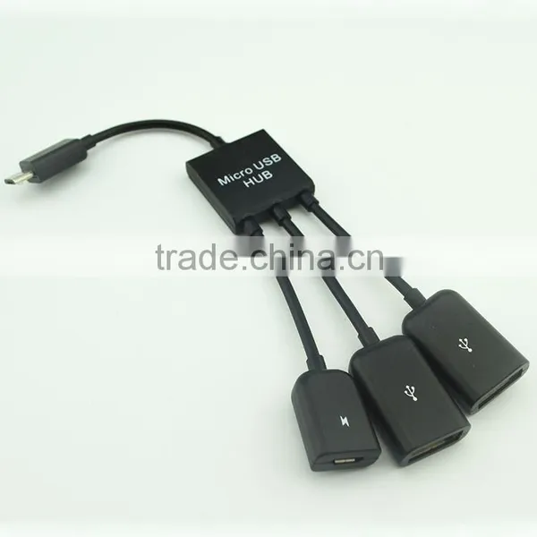 Hot Sale Male to Female Micro Usb Hub Adapter for Camera photo-2