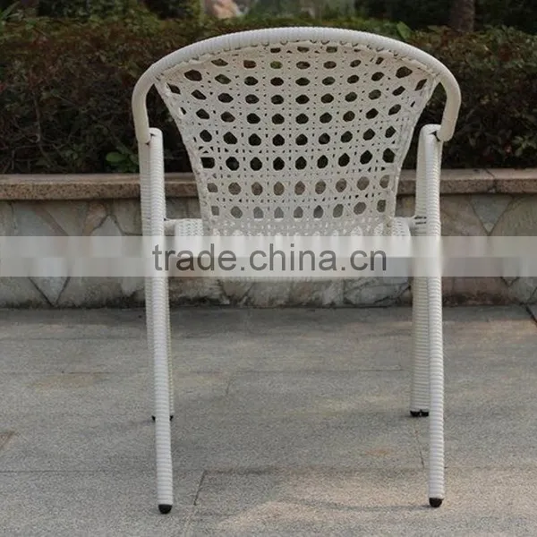Cheap Outdoor Rattan Round Dining Table and Stackable Chair Sets photo-4