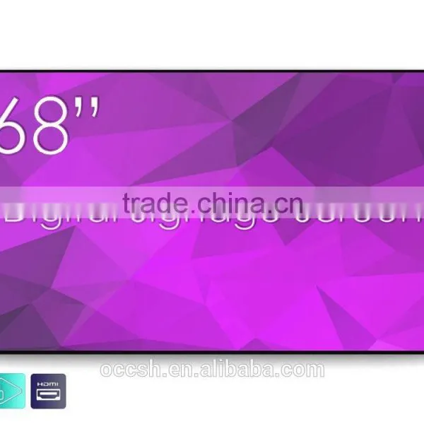 68 Inches Swdex Wifi Touch Screen Kiosk, Advertising Multi Media Player Digital Signage Display Player photo-3