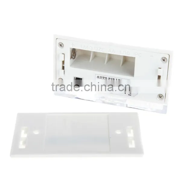 Auto PIR Door Keyhole Motion Sensor Detector LED Night Lights Lamp (Powered by AA Battery) White/Silver/Gold For Choice photo-5