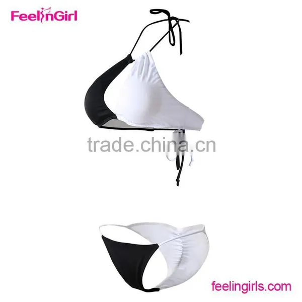 Wholesale Black and White Custom Bikini Swimwear Supplier's Choice photo-5