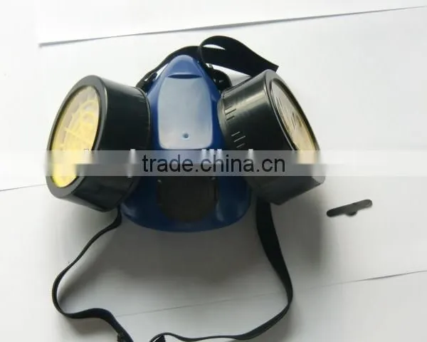 2016 Hot Selling Half Face Magnetic Gas Mask Double Filter Face Gas Mask Anti Gas Mask, Protect Organic or Acid Gas photo-4