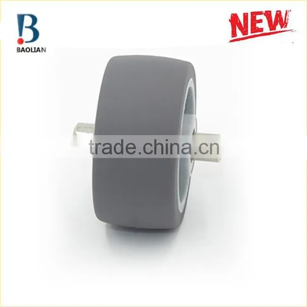 2016 Newest Durable 36.5mm Grey TPU Ball Rubber Caster Wheels With Shaft photo-6