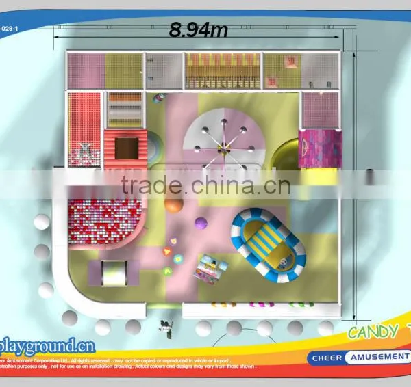 Cheer Amusement Children Indoor Candy Castle Amusement Park photo-3