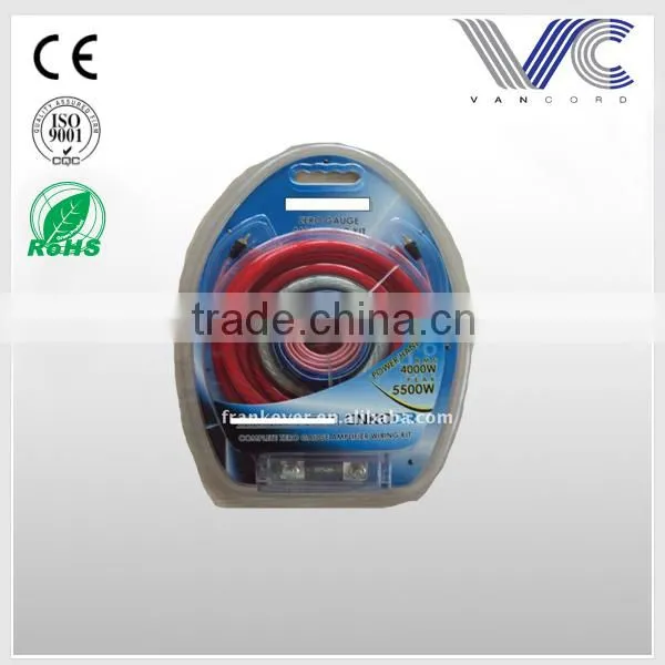 FrankEver Car Audio Wiring Kit/ Audio Cables High Performance