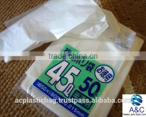 Plastic Garbage Bag for Exporting Japan Market From Vietnamese Manufacturer- A&C MAIN PRODUCT