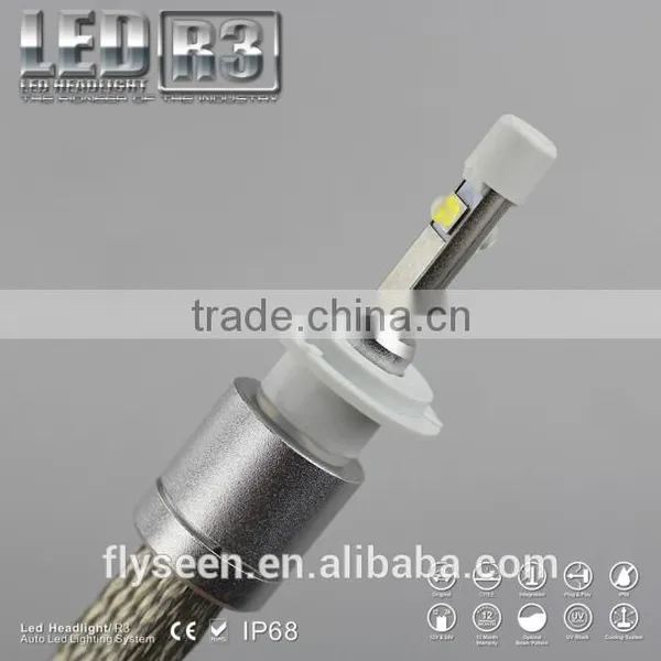 Car Led Headlamp h7 High Power Led Car Headlight R3 Led Car Headlight Kit 40W 4800LM Waterproof Led Headlamp Quality Choice photo-2