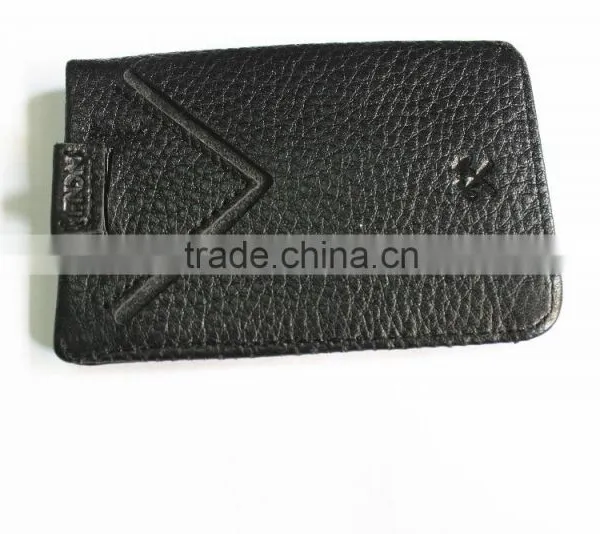 High End Leather Card Holder Hot Sale Leather Card Holder Smart Leather Card Holder With Custom Logo photo-2