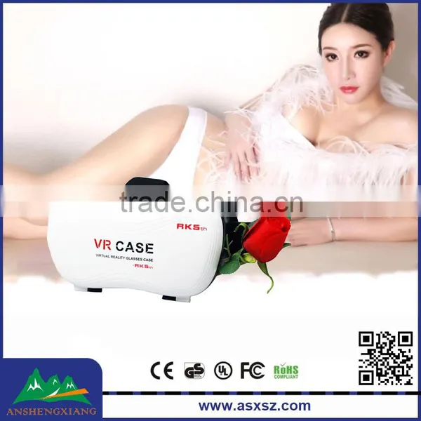 VR Case 3d Virtual Reality Helmet Video Glasses 3d Glasses for Blue Film Video Open Sex Video