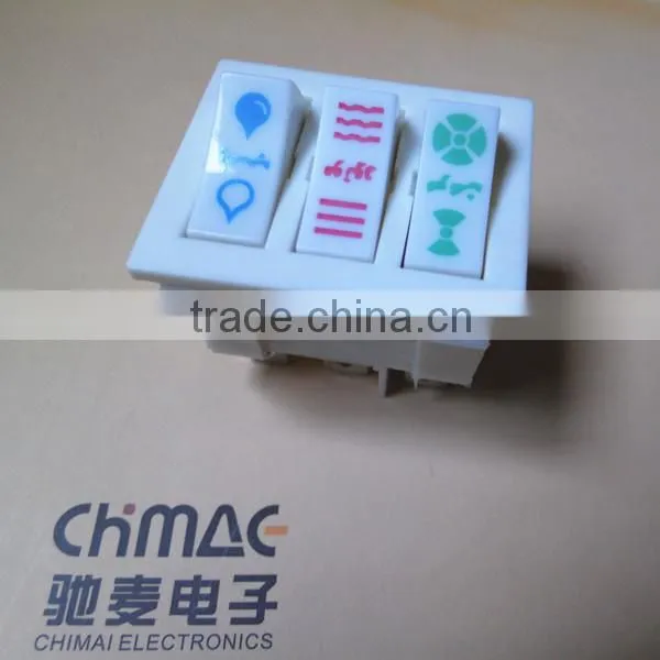 Cooler Switch 3 Way Dpdt/dpst Rocker Switch 250vac 16a T100/55 Pars Switch