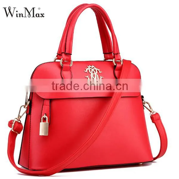 Factory Price PU Lady Hand Bag Women Leather Shoulder Bag photo-2