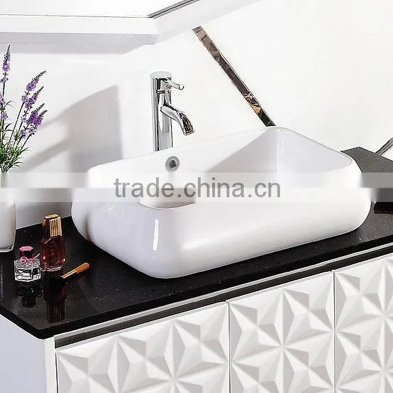 ROCH 8005 Hot Sell Wood Bathroom Vanity Customized With Marble Counter Top photo-2