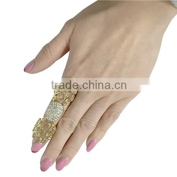 New Rings Finger Stack Knuckle Ring Crystal Set Rhinestone Jewelry Birthday Present photo-6