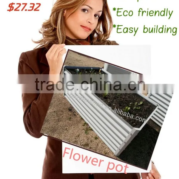 Raised Garden Pot Metal Flower Bed Outdoor Flower Pot photo-2