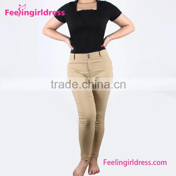 Drop Shipping Khaki Push Up Fitness Running Pants