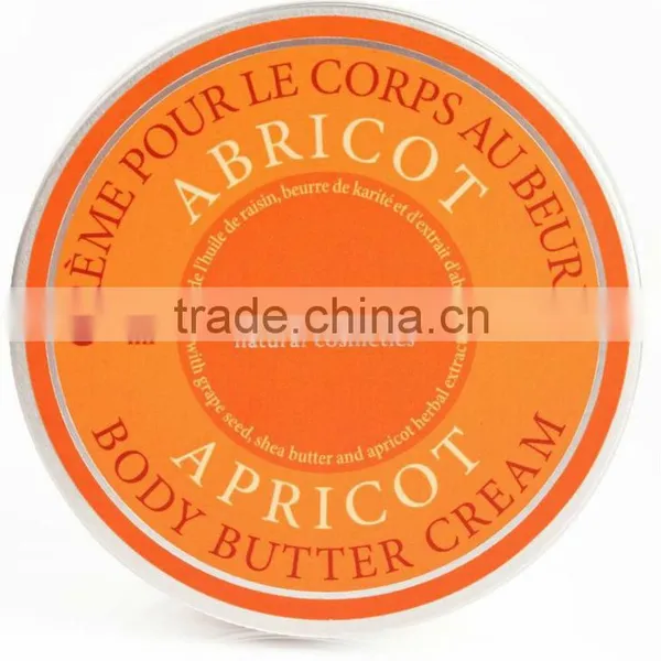 Natural Body Butter Cream Apricot