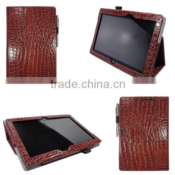 Crocodile Pattern pu Leather Case Stand Cover For Asus Tab ME400C photo-2