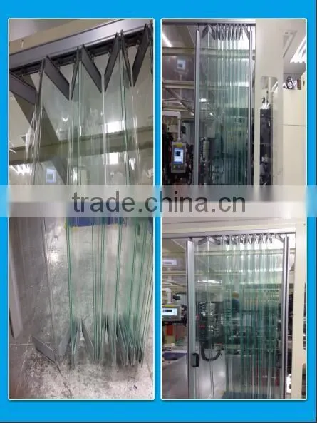Crystal Clear Easy Open And Close PVC Accordion Curtain photo-4