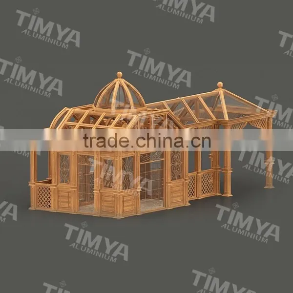 Arch Shape Aluminum Alloy Sun House/ Garden Glass Sunhouse photo-2