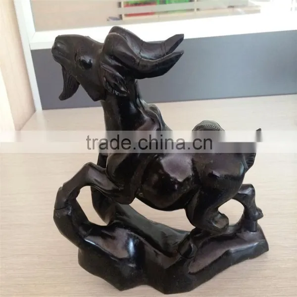 Obsidian Sheep Figurine Chinese Zodiac Animal Carvings photo-4