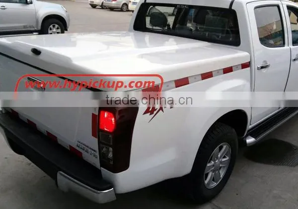 Fiberglass D-Max Double Cab Hard Tonneau Cover photo-5