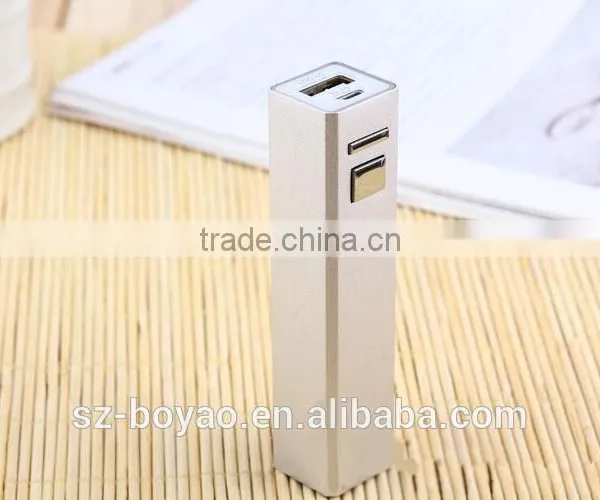 2016 Full Capacity 2600 Mah Portable Mobile Power Bank,Mobile Power Supply With Led Light